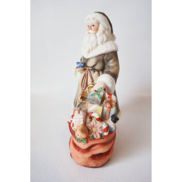 Vintage Porcelain Santa Claus Figurine Christmas Decor - Picture 2 of 6